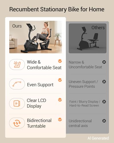Magnetic Recumbent Bike for Home