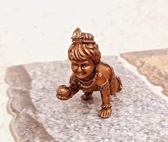 Image of Bala Krishna Copper Murti | Idol - 1.3 Inch | 37 g