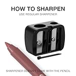 Long-Lasting & Waterproof Lip Liner Pencil – Oral Fixation – Precision Application with Sharpenable Tip (BRUHA) - Image 3