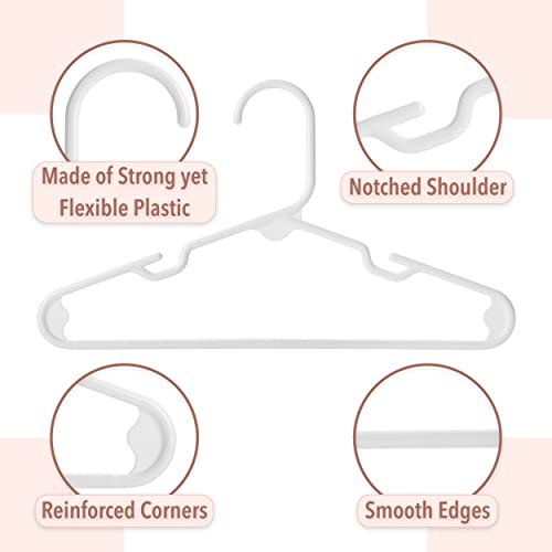 Mr. Pen- Plastic Kids Hanger, 20 Pack, White, Baby Hangers, Baby Hangers For Closet, Baby Clothes Hangers, Toddler Hangers, Baby Hangers For Nursery, Kid Hangers, Infant Hangers, Small Hangers #TOP3