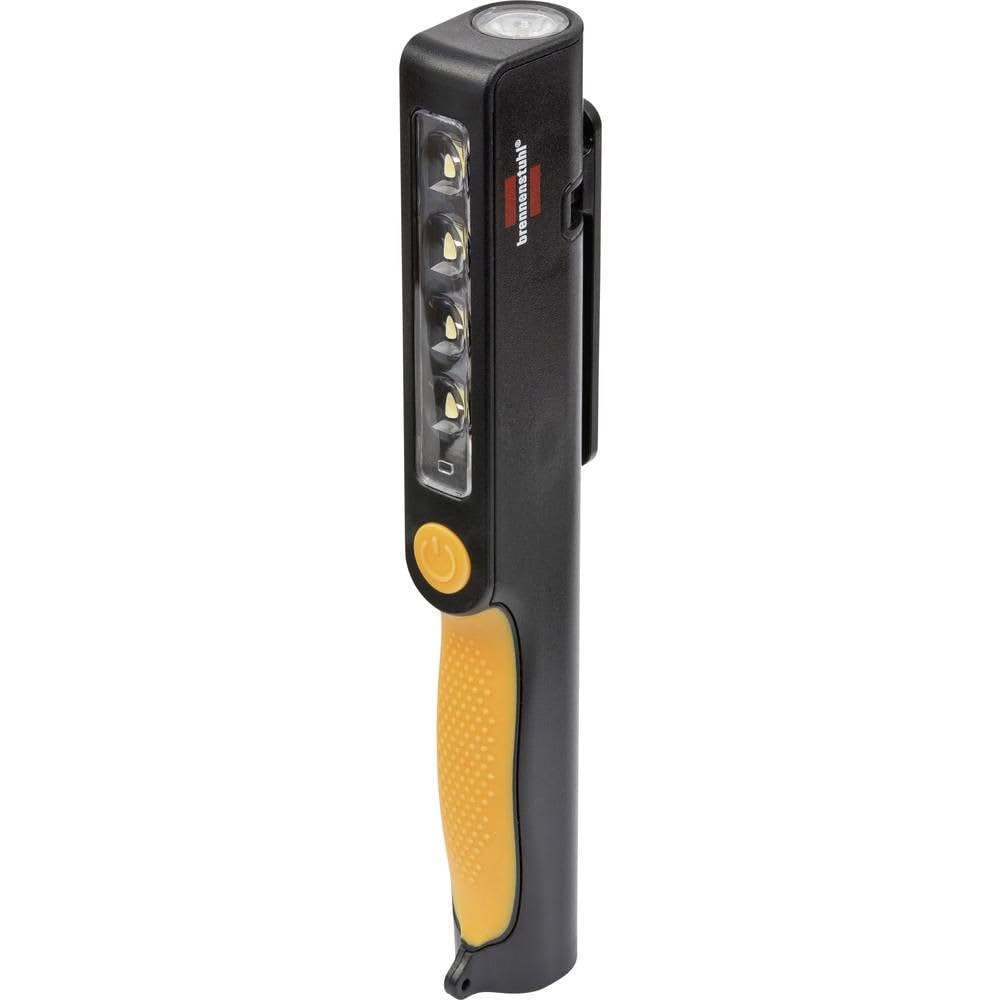 Brennenstuhl LED lamba/kullanışlı LED pil Clipleuchte (çalışma lambası Akkubetrieben, dahil dönebilen Clip mıknatıslı) renk: siyah/sarı, 1 adet, 1175890