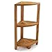 AquaTeak Kai Petite - Teak Corner Shower Storage Stand