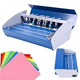 Electric Creasing Machine,Paper Folding Machine with Scale Ruler 3-in-1 Business Card Cutter,18-Inch Wide Folding Machine for Cards, 460mm 110V for Cards Invitations Tickets