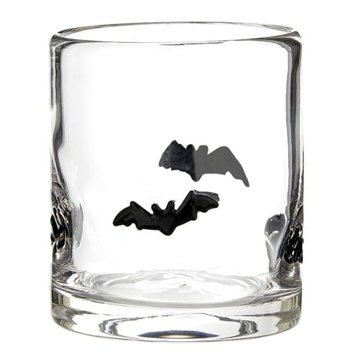 Slant Collections Halloween Double Old Fashioned Icon Handblown Cocktail Glass