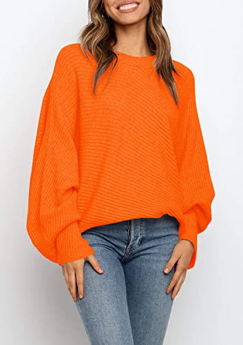 Image of Mafulus Womens Oversized Sweater Fall Winter Slouchy Pullover Jumper Tops