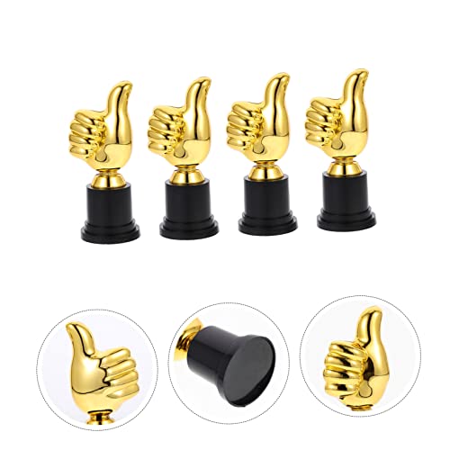 Toddmomy 4 Pçs Crianças Incrível Troféu Boliche Brinquedo De Basquete Troféu De Basquete Concurso Tr