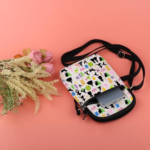 VAMSII Musical Theatre Lover Merchandise Witch Good and Bad Witch Crossbody Bag Good Witch Bad Witch Gift3