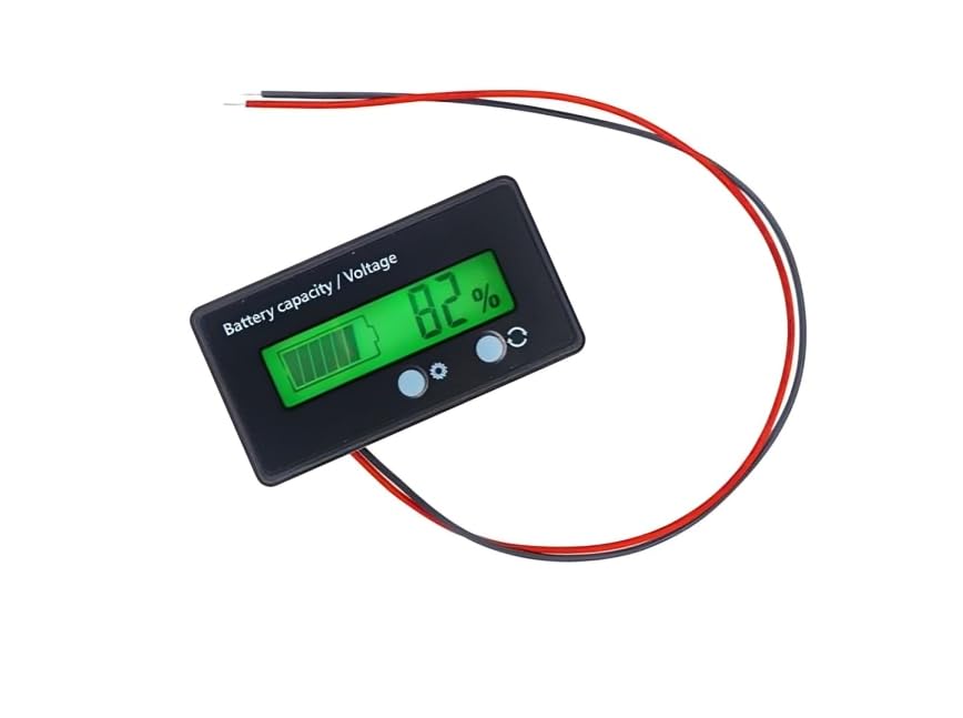 SP Electron Battery Powered Power Meter LCD Digital Lithium Battery Capacity Indicator Voltage Tester Voltmeter-image-48