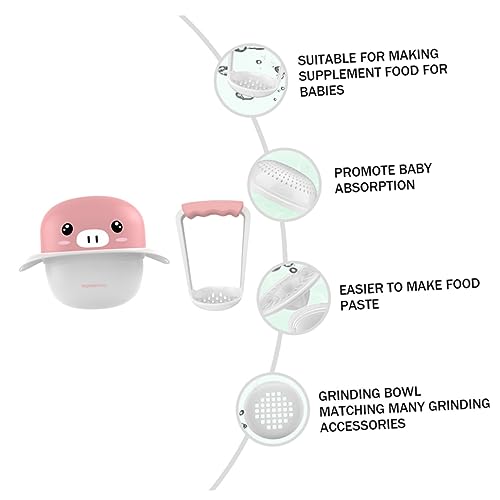 TOYANDONA Abrader Moedor Multifuncional Ferramenta De Alimentação Multifuncional Tigela De Moagem Pp
