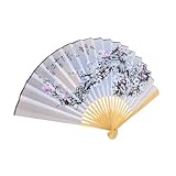 Taille Extra Large: Cet éventail pliable extra large de style chinois mesure 35,4 x 19,7 pouces, offrant un impact visuel remarquable pour la décoration murale dans votre salon, chambre ou espace événementiel, parfait pour une ambiance traditionnelle et élégante