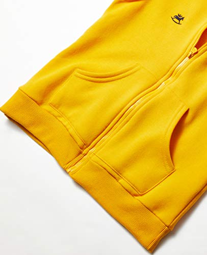Colete Em Moletom e Pelo, UP BABY, Meninos, AMARELO ESCURO, 1