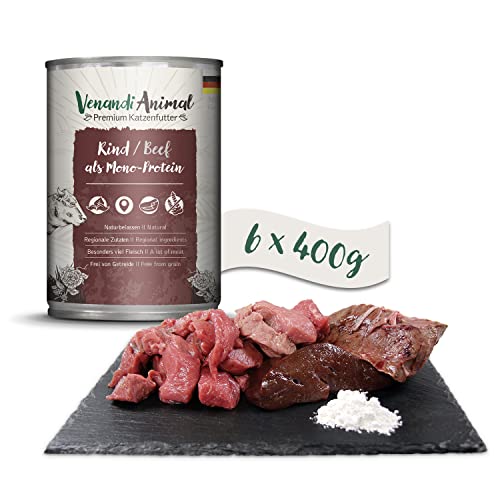 Venandi Animal Mangime per Gatti Premium, Bovino