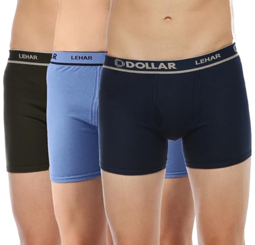 Image of Dollar Lehar Mens Combed Cotton Trunk - Actual Colour May Vary