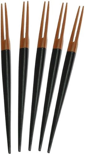 Miyatake 49-042 Whitebait Fork with Black Pattern (5P)