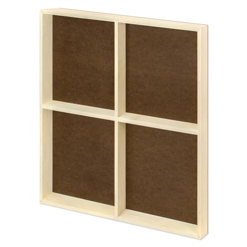 Image of Ampersand Art Supply Hardboard Wood Painting Panel: Museum Series Hardbord, 36 inch x 36 inch, 2 Inch Cradled Profile