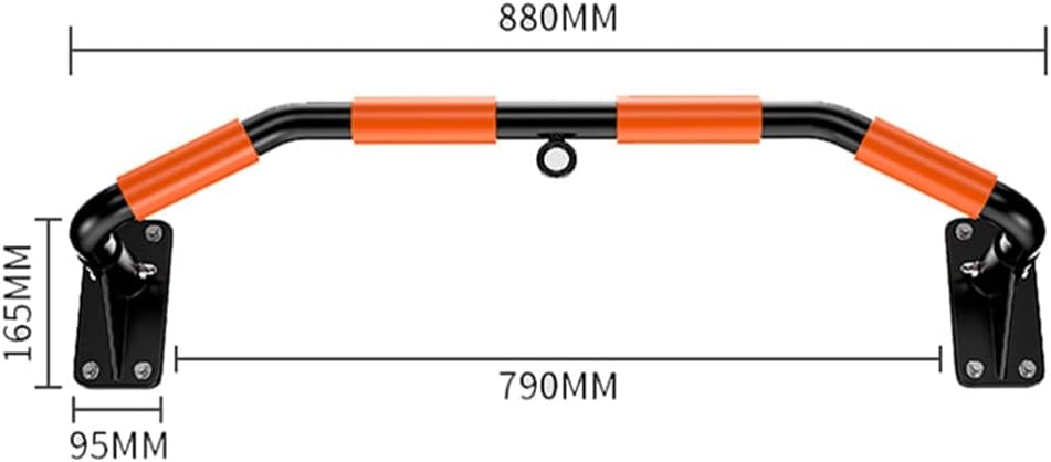 300KG Multi Exercise Doorway Pull-Up Bar with Comfort Grips Portable Fitness Equipment Horizontal Bar