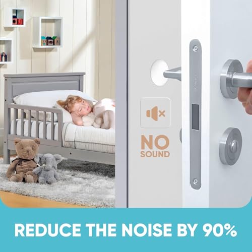 Image of Silicone Clear Rubber Door Bumper Stopers Wall Protectors for Furniture, 6Piece Pack Self Adhesive Door Handle Knob Wall Shield Bumper Guard for Wall - Transparent (6 PCS)