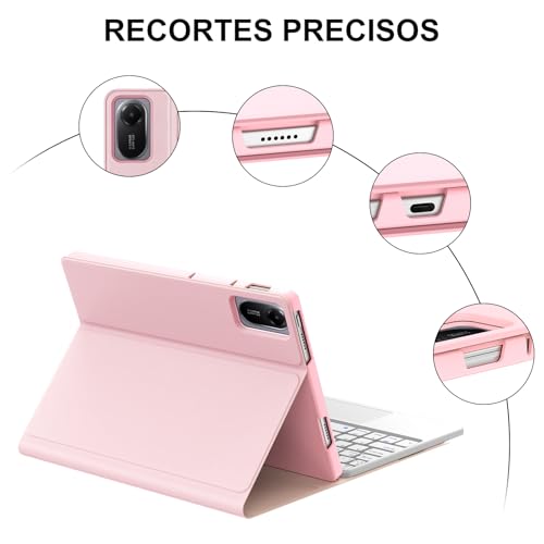 Teclado para Redmi Pad 2 11" que soluciona la escritura lenta sin usar ratón 6