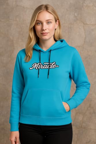 Image of Raves Womens Stylish Printed Hoodie | Trendy Cotton Fleece Hooded Sweatshirt for Women & Girls | Full Sleeve Winter Wear Pullover