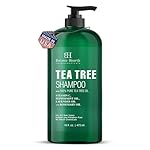 Botanic Hearth Tea Tree Shampoo, Vitamin C, Peppermint, Lavender and Rosemary Oil, Fights Dandruff and Dry Scalp, 16 fl oz