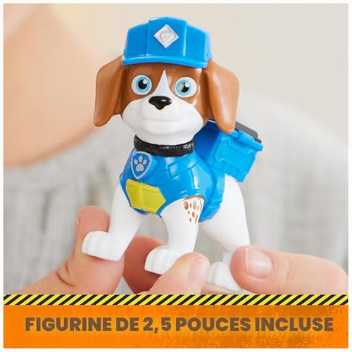 Ruben & Compagnie - Véhicule Figurine Benji - Voiture Figurine Pat Patrouille À Collectionner - Dessin Animé Aventures Constructions - Pat Patrouille Jouet - Voiture Enfant - Jouet Enfant 3 Ans Et +
