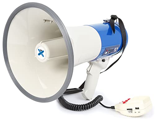 Vonyx Meg060 Portable Megaphone Loud Hailer Microphone Bullhorn Siren Public Announcement Speaker With Volume Control Siren Usb #TOP1