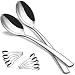 Dinner Spoons, Elegant Life 12-Piece Japan Stainless Steel Spoons Set Mirror Polished Modern Flatware Cutlery Spoons for Home, Kitchen or Restaurant, 8 inches