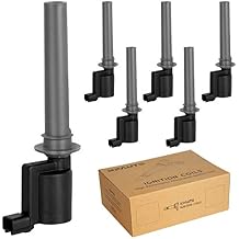 Ignition Coil Pack Set of 6 Compatible with 3.0 V6 2001 2002 2003 2004 2005 2006 2007 2008 Ford Escape, Ford Five Hundred 500, Freestyles, Taurus, Mazda Tribute, Mercury Mariner Montego Sable, DG500