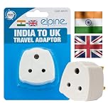 India To Uk Adapter Travel Plug - Power Main, Travel Holiday | Converter Mains 13Amp Fuse, Electrical Household, Appliance Connectors | Power Cord, Strong Durable