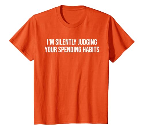 Funny Financial Advisor T-Shirt, Youth, Orange, X-Small