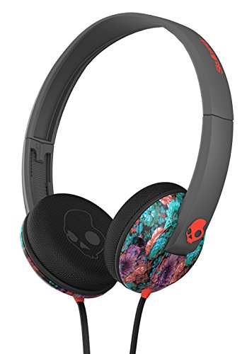Skullcandy Uprock Headphones with Mic 8 Bit Granny Floral/Black/Red, One Size
