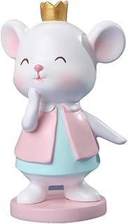 Tofficu Decoração De Bolo Figuras De Rato Em Miniatura Boneca Bobblehead Decoração De Carro Mesa Carro Balançando Cabeça Boneca Balançando Cabeça Boneca Painel De Carro Carro Mouse Resina