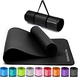 KG PHYSIO Yogamatte Rutschfest & Gepolstert - Yoga Matte mit Tragegurt, Fitnessmatte, Sportmatte Dicke 8mm, Gymnastikmatte, Gym Matte, Pilates Matte, Fitness Matte, 183x60cm