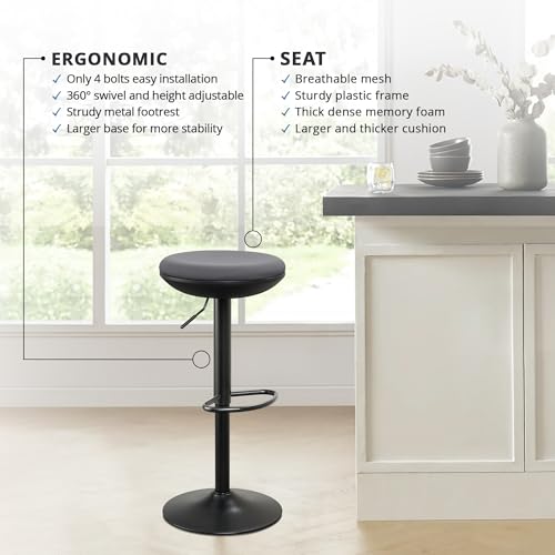 Image of IWMH Standing Desk Stool, Ergonomic Adjustable Height Office Chair