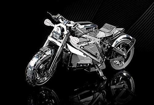 Darvent 3D Metal Puzzle For Adults Kids Age 14+ Motorcycle Model Assembly Kits Toys 200Pcs #TOP5