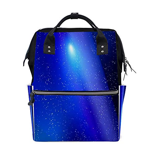 Sac à dos voyage ordinateur sous un ciel étoilé lumineuses pour femmes