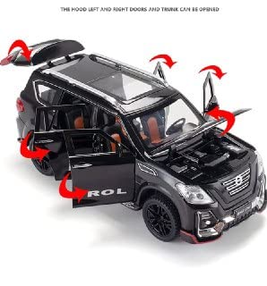 Image of Invite Enterprise 1:24 Scale Die-Cast 2022 Nisssan Patrol Large with 6 Openable Doors-Multicolor