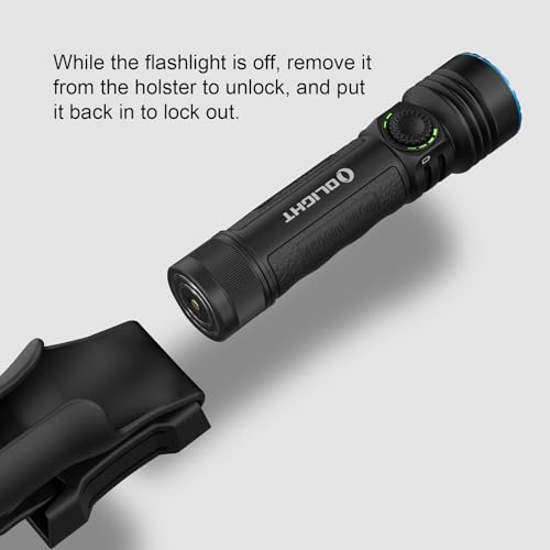 OLIGHT Seeker 4 Pro Rechargeable Flashlights, 4600 Lumens High Powerful Bright Light with USB C Holster, Waterproof IPX8 for Emergencies, Camping, Searching (Matte Black Cool White) - Image 9