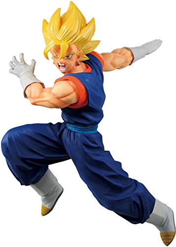 In piedi a circa 7 pollici di altezza, Super Vegito è visto nella sua posa popolare.