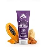 Ayumi Turmeric & Shea Butter Face Cream | Brightening Face Cream with Vitamin C | Moisturising Cream for Dull Skin | Face Moisturiser with Papaya Extracts | Argan Oil for Damaged Skin | 1x100ml