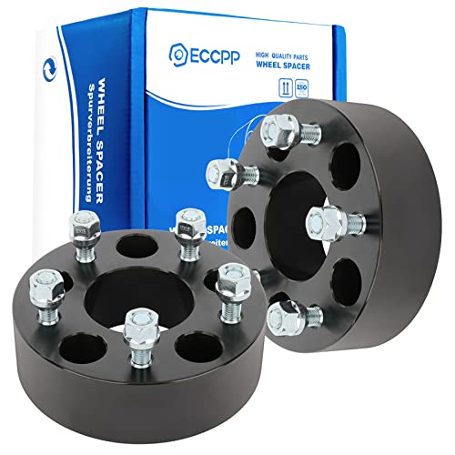 ECCPP 2PCS 2" Wheel Spacer hubcentric 5 Lug 5x4.75 to 5x4.75 70.5mm fits for 1991-2005 for Jimmy 1990-2004 for Sonoma 12x1.5 Studs