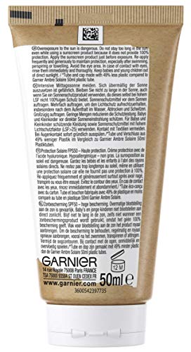 Garnier Anti-aging zonnecrème met SPF 50, zonnecrème met hyaluronzuur en vitamine B tegen rimpels en droogheid, ambre solaire, 1 x 50 ml - Afbeelding 4