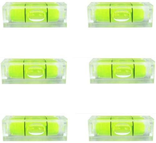 Utoolmart8×20mm Green Universal Precision Bubble Level Vials Spirit Level Picture Hanging Levels Mark Measuring Instruments Layout Tools 4pcs