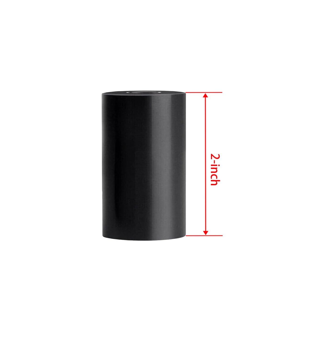 Extensión de elevadores de manubrio de 2 pulgadas de elevación de 1-1/4 pulgadas para modelos Harley Davidson Touring Softail y Dyna (negro)
