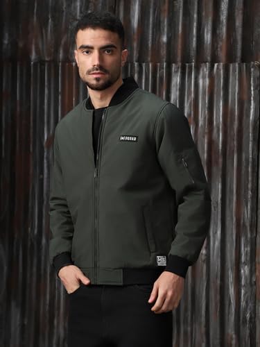 Image of High Star Men Polyester Printed Relaxed Fit Full Sleeves Jackets 18
