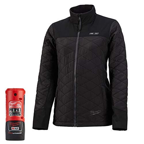Milwaukee 233B M12 Black Heated Women's Axis Jacket Kit, Size Small #TOP18