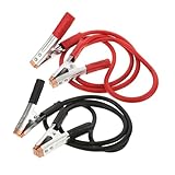 Serrage sécurisé : la conception de la pince assure une prise ferme sur diverses bornes de batterie, offrant une connexion sûre et stable, câbles de démarrage de démarrage automobile, câbles de démarrage en cuivre