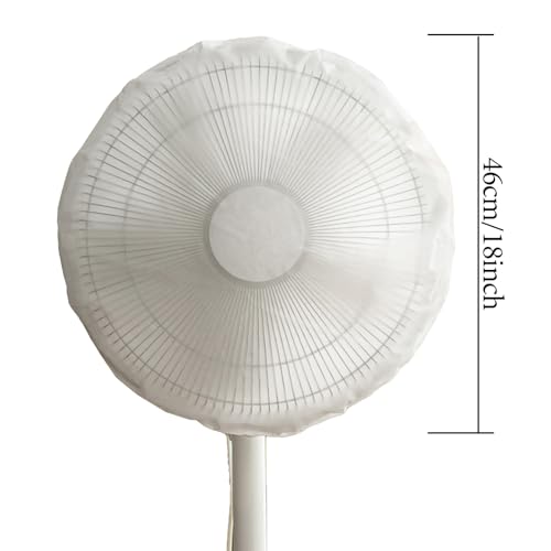 Miniatura 5 de 1 Paquete De 18 Pulgadas De Cubierta Antipolvo Redonda Para Ventilador, Bolsa Universal A Prueba De Polvo Para Ventilador Eléctrico, Protección De Seguridad En El Hogar Para Ventilador De Pedestal