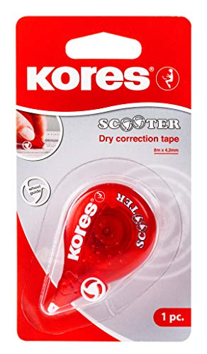 Kores KR84823 engångskorrigerande skoter, 8 m, röd