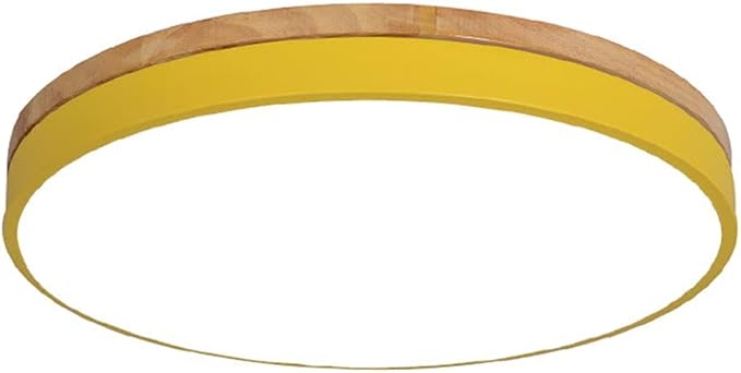 CSSYKV LED-plafondlamp Inbouwarmatuur Eenvoudig En Modern Houten Paneellicht Scandinavische Lampen Warme Slaapkamerlamp Woonkamerlamp led Japanse Ronde Plafondlamp Dimbaar CSSYKV